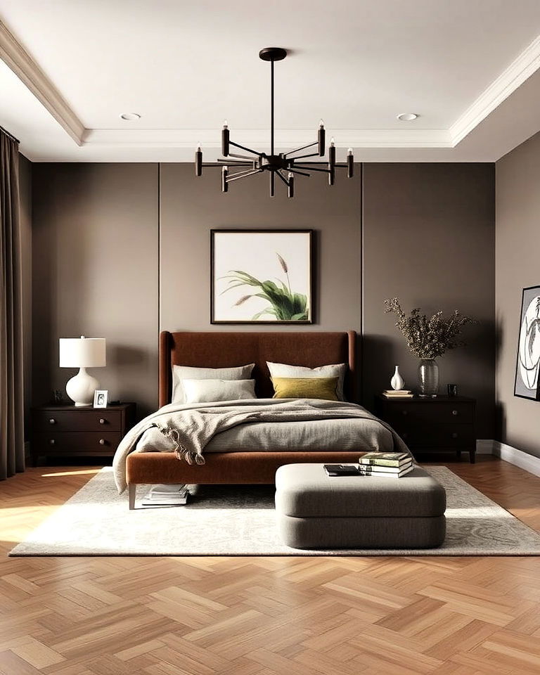 taupe and brown bedroom - 25 Colors That Go With Brown for Any Room