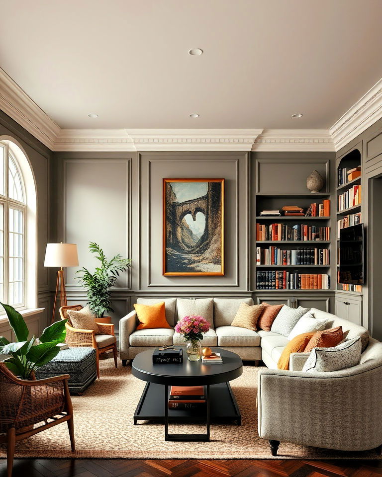 taupe gray dark academia wall color - 15 Dark Academia Wall Colors