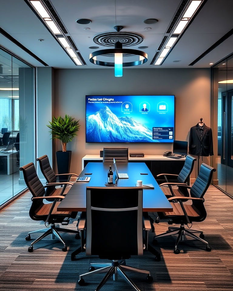 tech forward workspace ceo office design - 25 Ceo Office Design Ideas
