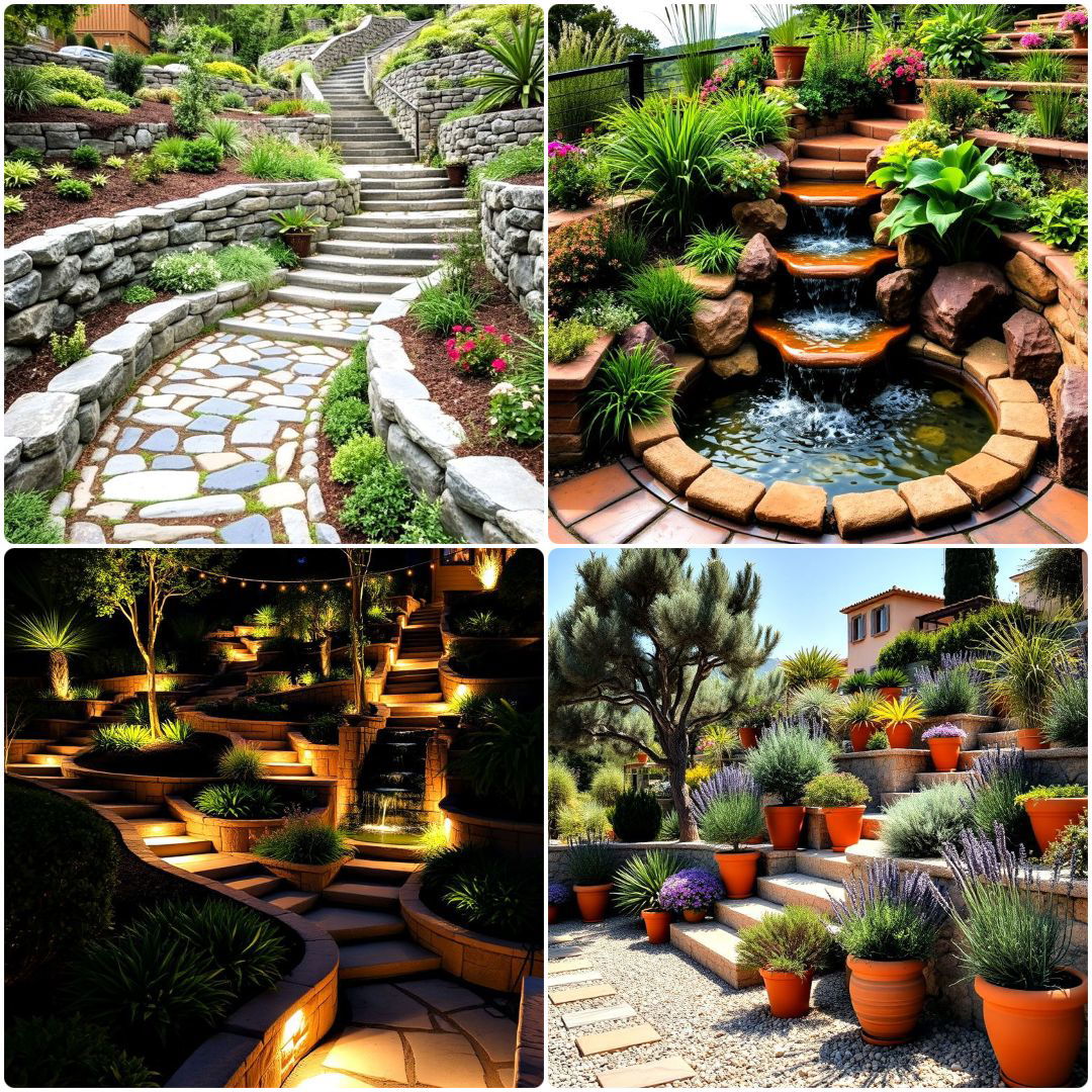 terraced garden ideas