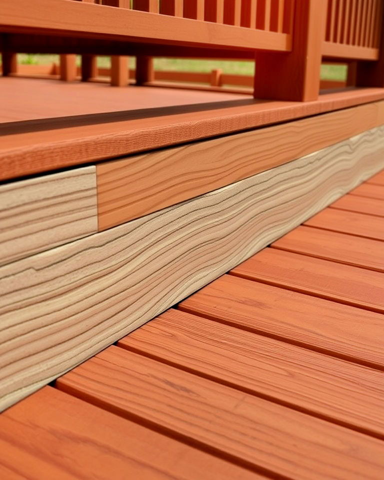 textured pvc deck fascia - 15 Deck Fascia Ideas