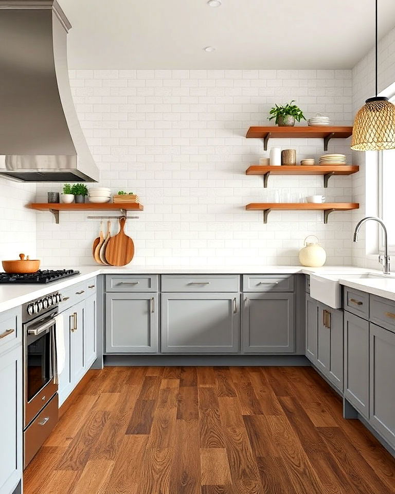 textured vinyl flooring for kitchen - 25 Vinyl Kitchen Flooring Ideas