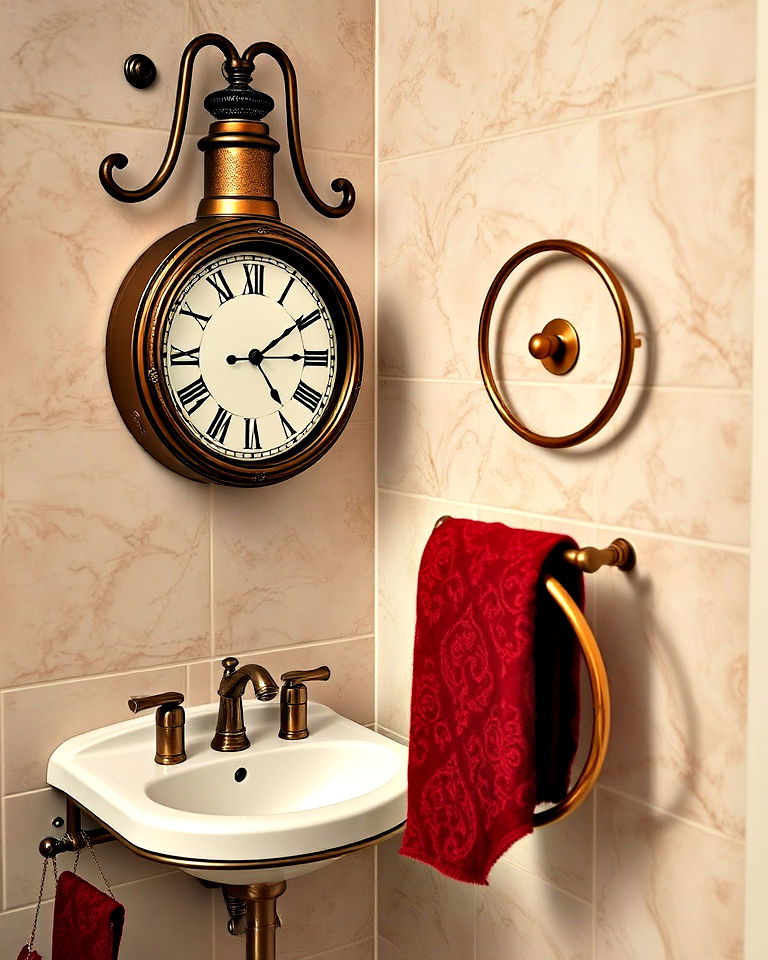 time turner inspired accessories - 25 Harry Potter Bathroom Ideas