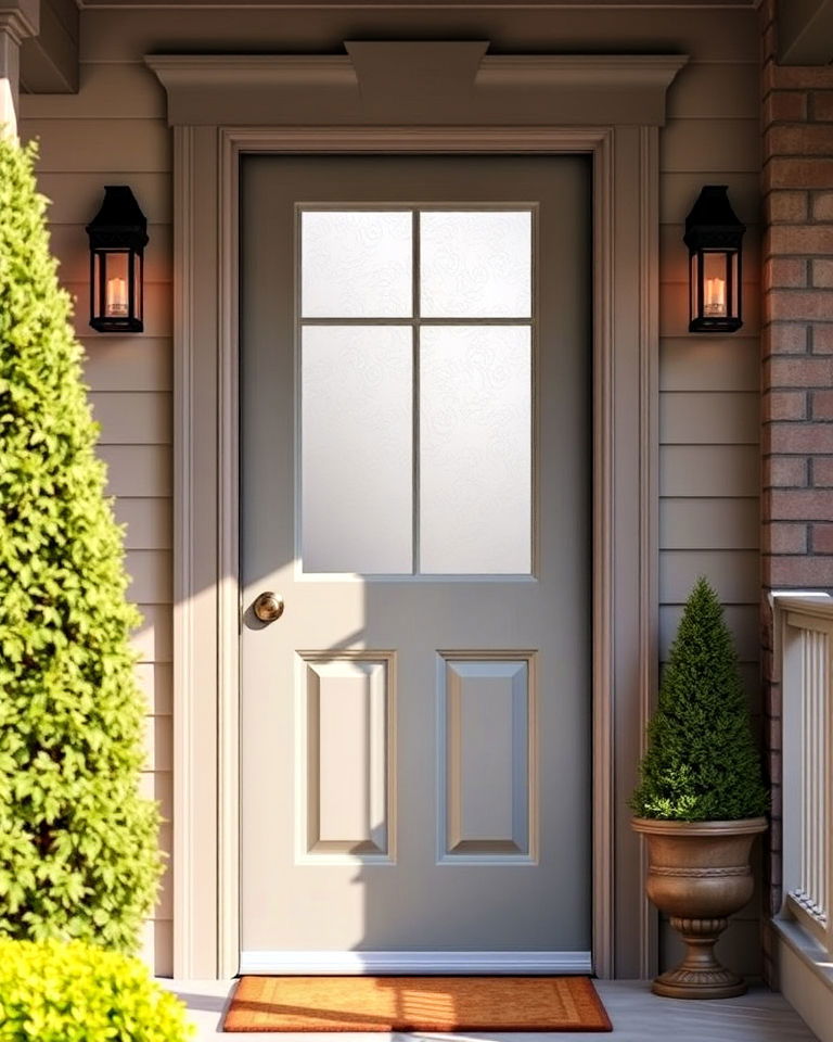 timeless half glass front door - 20 Glass Front Doors Ideas