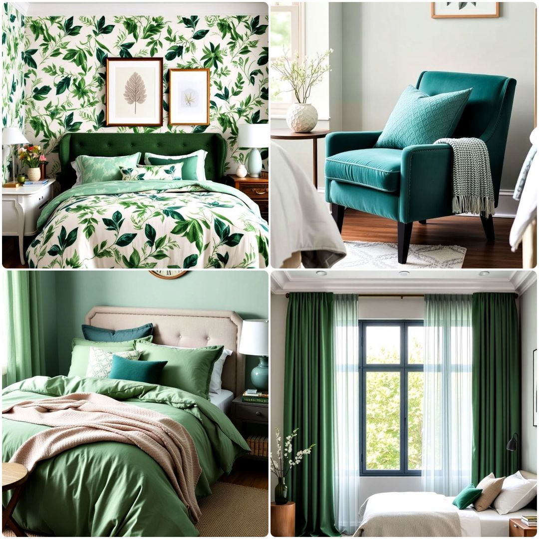 top jade green bedroom ideas