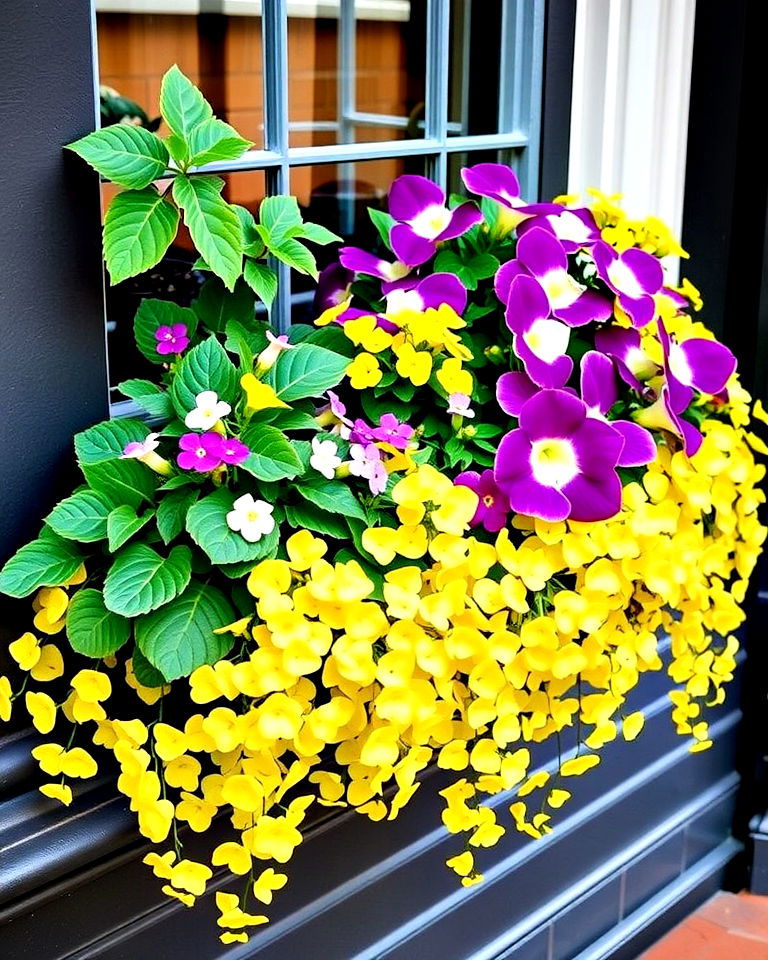 torenia and creeping jenny to any window box torenia and creeping jenny to any window box - 25 Combinations of Window Box Flowers for Shade