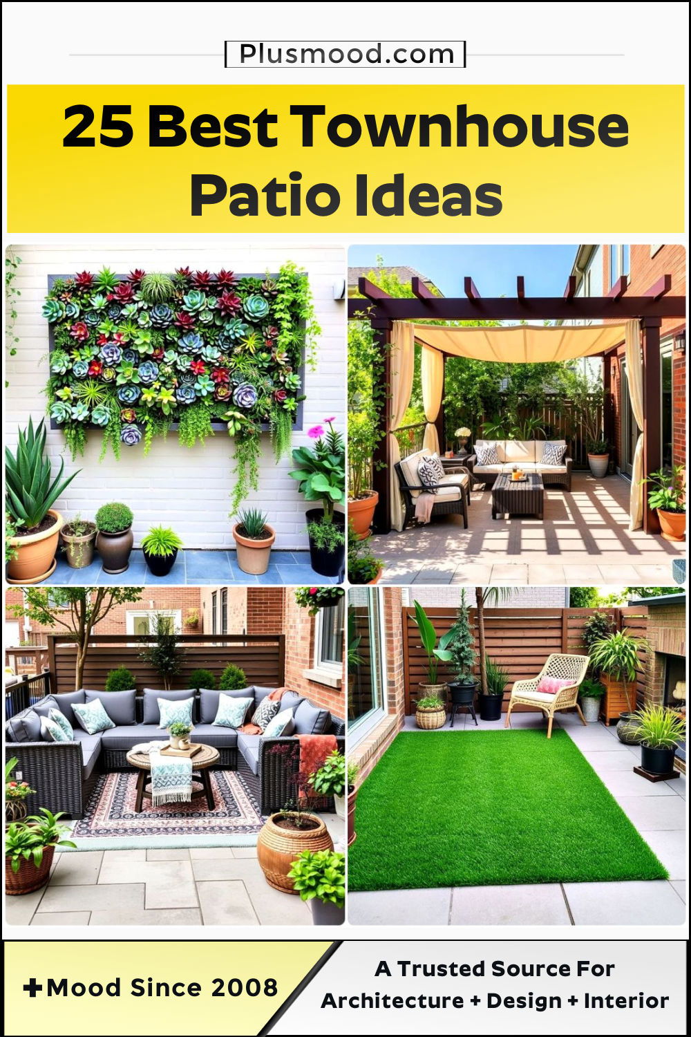 townhouse patio ideas