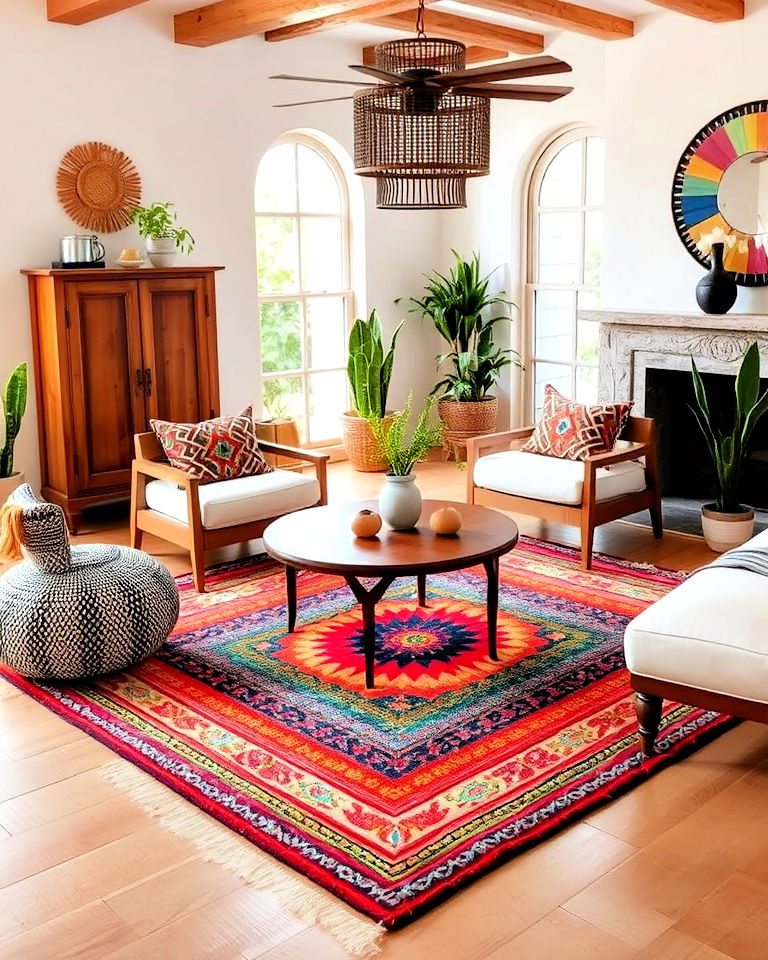 traditional mexican rugs decor - 25 Mexican Decor Ideas