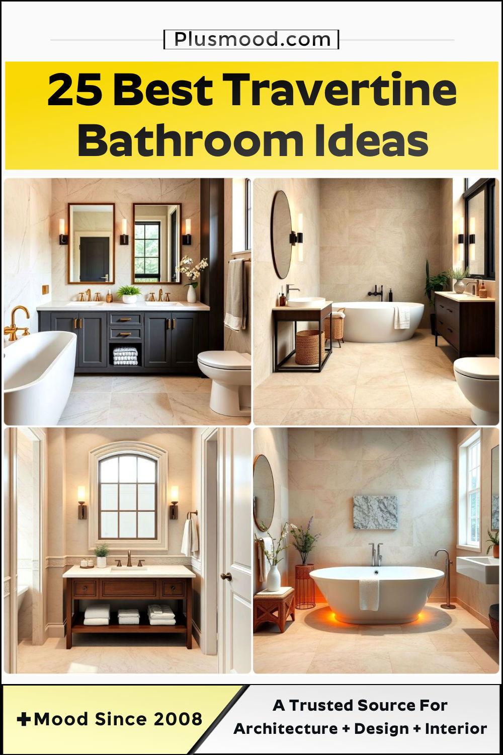 travertine bathroom ideas