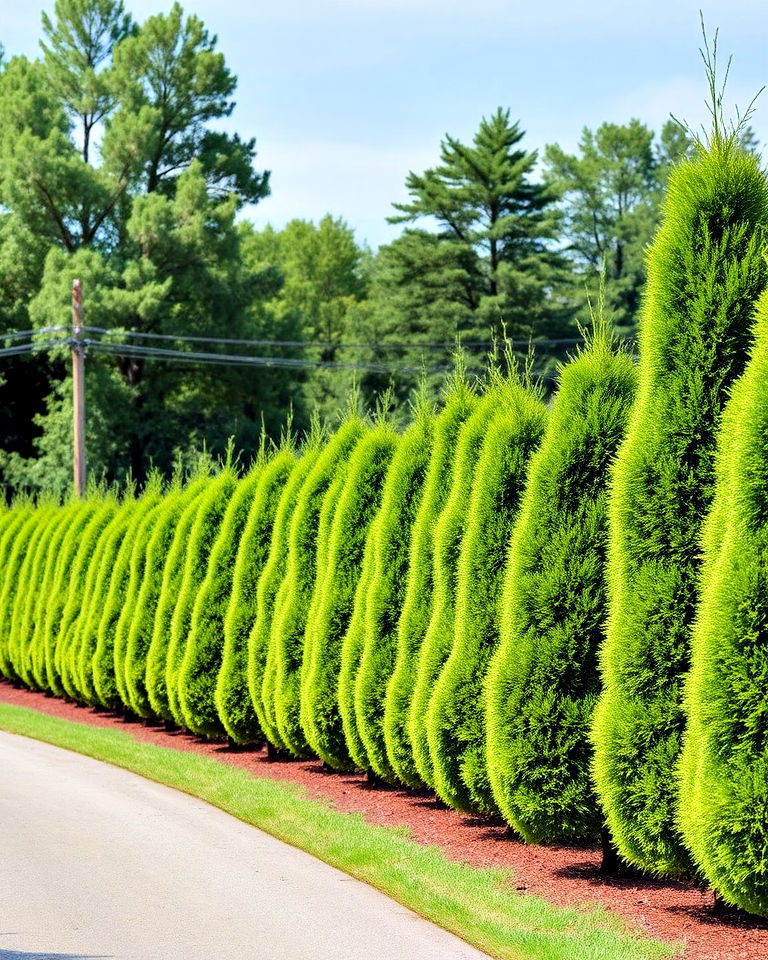 tree rows property line landscaping - 25 Property Line Landscaping Ideas