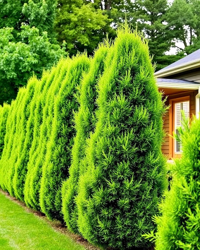 trees as natural privacy screens - 25 Tree Landscaping Ideas