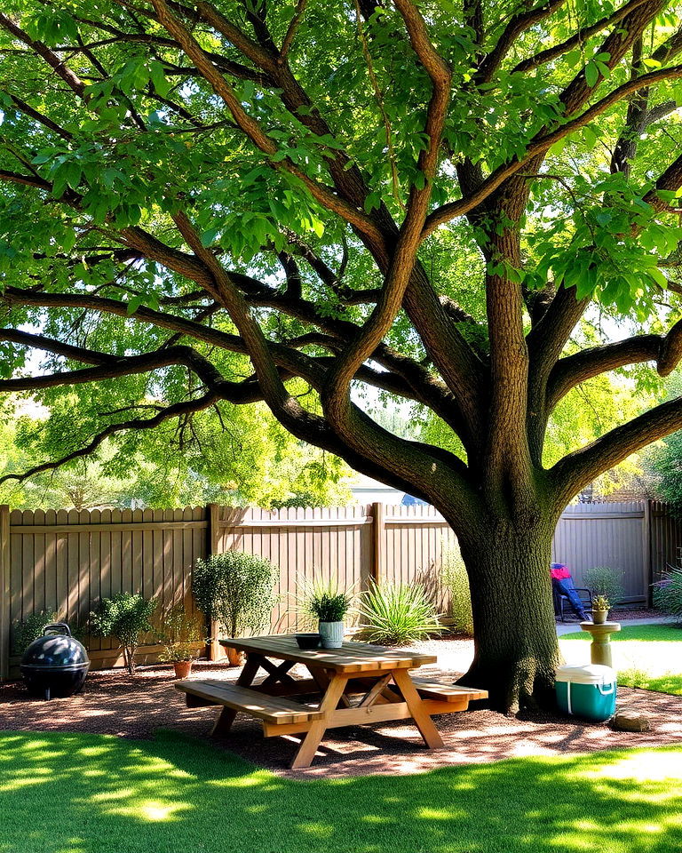 trees for a picnic area - 25 Tree Landscaping Ideas