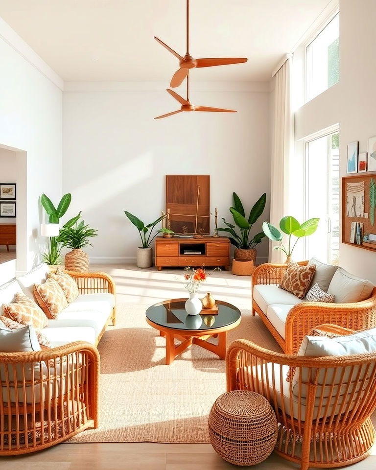 tropical living room with open and airy layout - 20 Tropical Living Room Ideas
