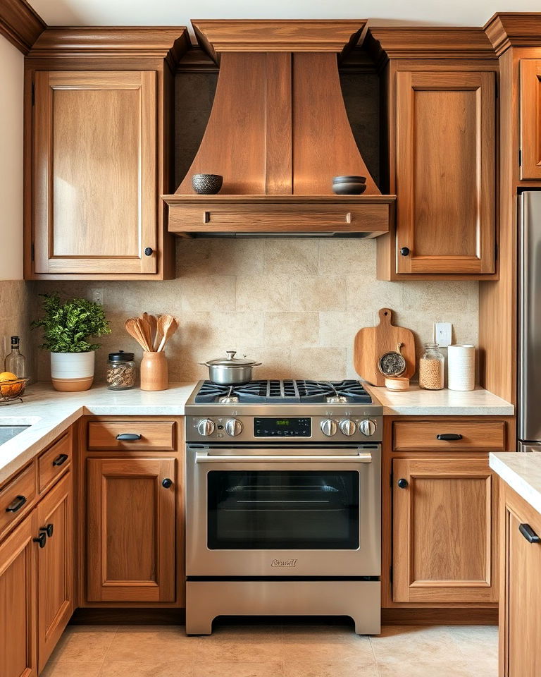 tumbled travertine tiles backsplash - 15 Travertine Kitchen Backsplash Ideas