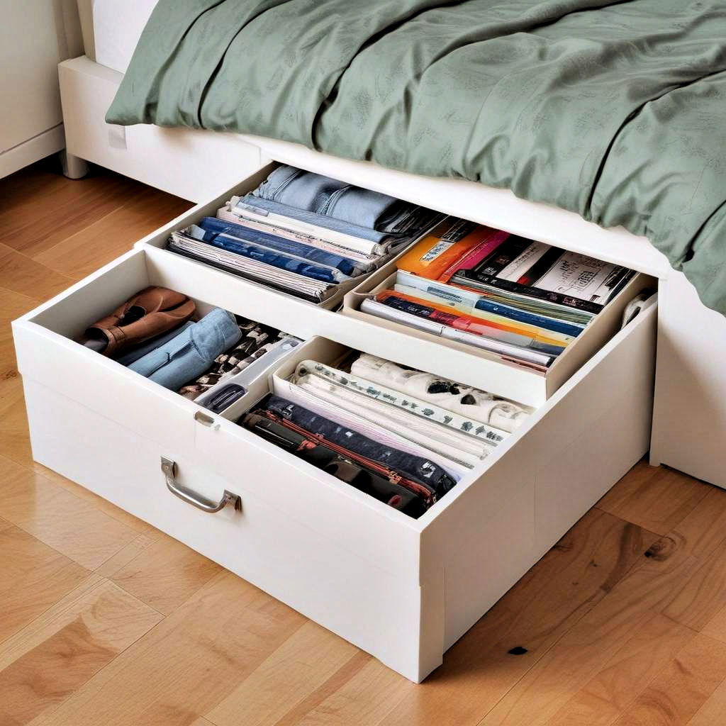 under the bed vinyl storage box - 25 Vinyl Record Storage Ideas