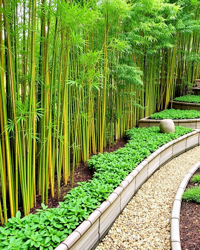 unique bamboo lined terraces - 15 Hillside Terraced Garden Ideas