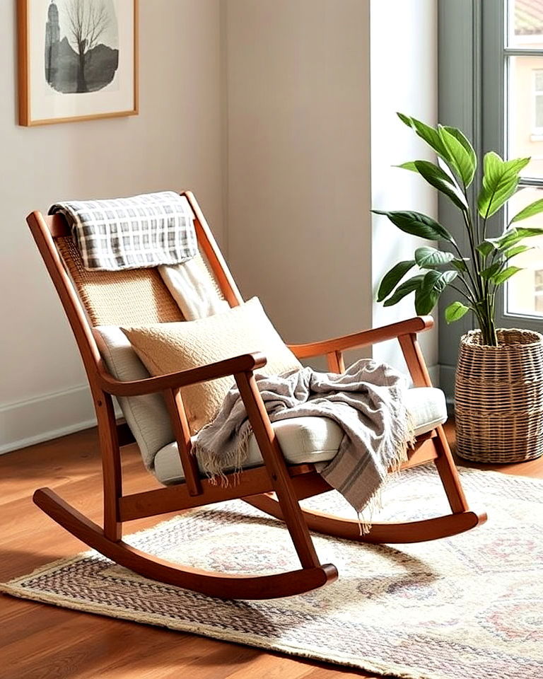 unique floor rocking chairs - 30 Floor Seating Ideas