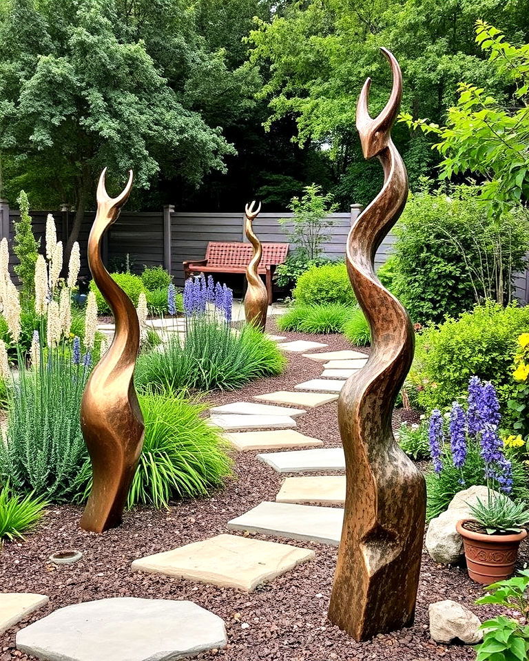 unique outdoor art installations - 20 Aesthetic Garden Ideas
