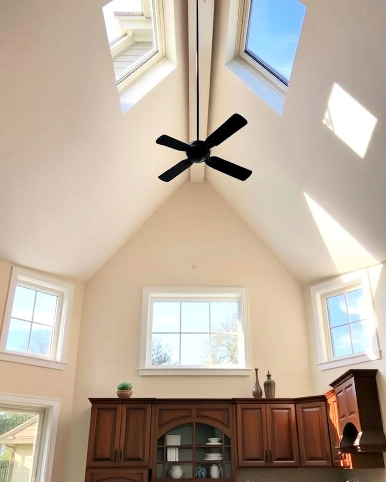 vaulted ceiling clerestory windows - 20 Vaulted Ceiling Window Ideas