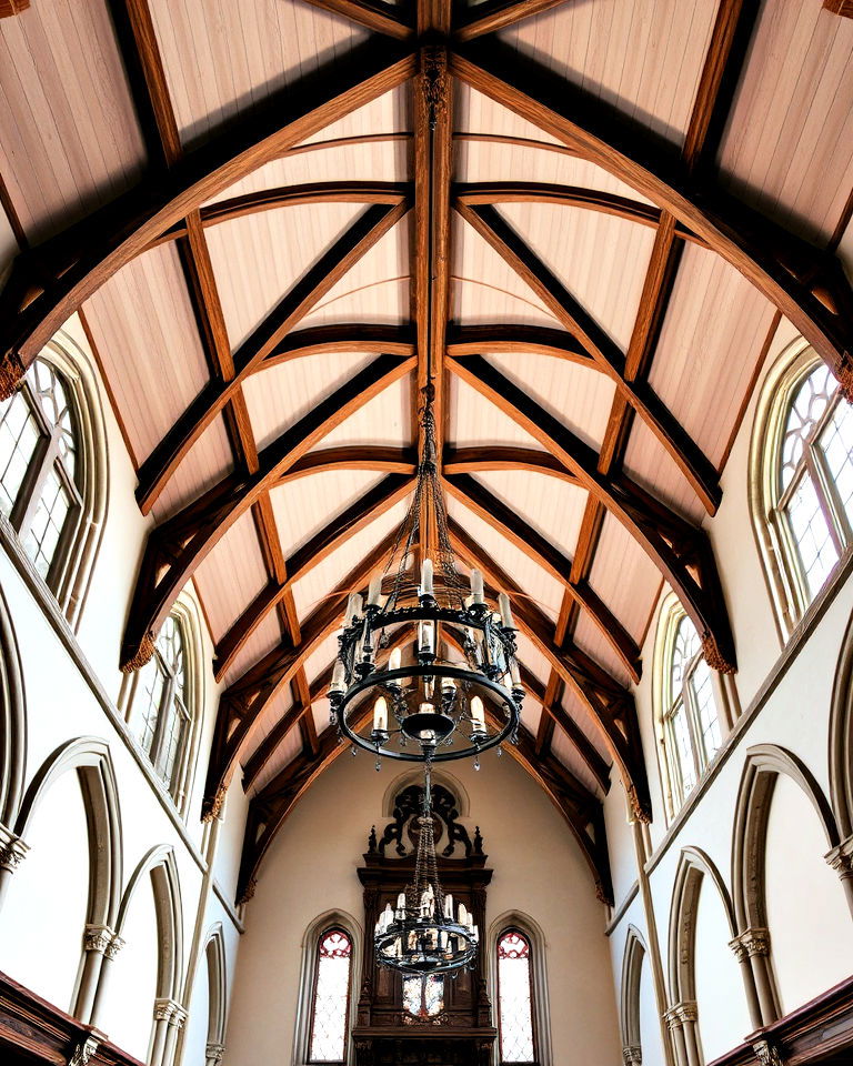 vaulted ceiling gothic interior - 25 Gothic Interior Design Ideas