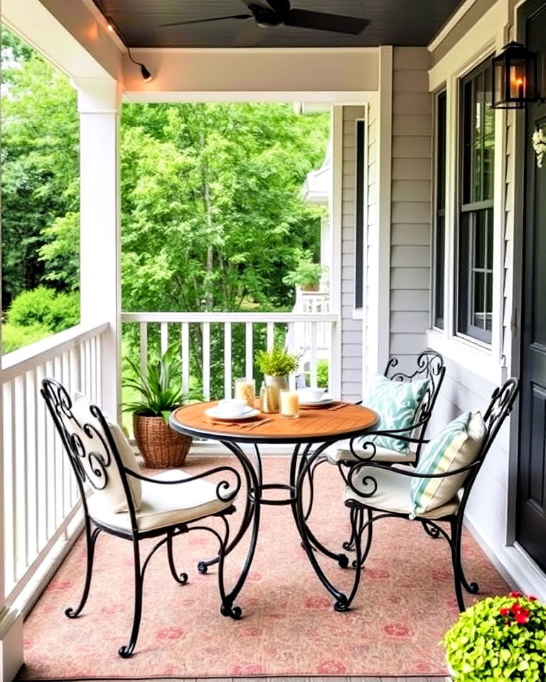veranda into a charming outdoor dining space - 40 Veranda Ideas
