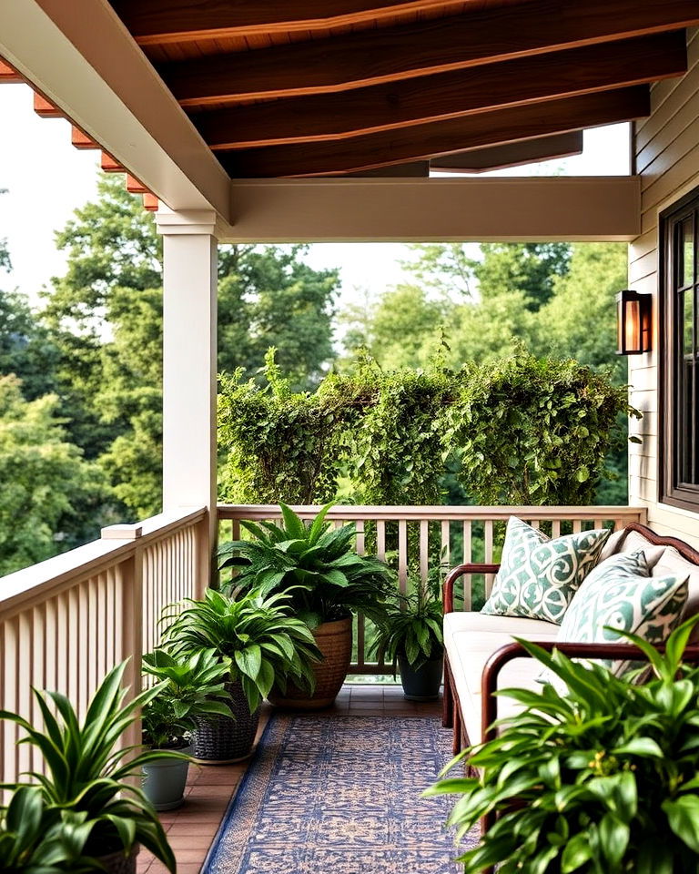 verandas ambiance with outdoor speakers - 40 Veranda Ideas