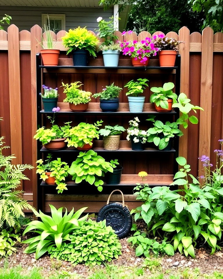 vertical garden screen - 20 Septic Tank Landscaping Ideas