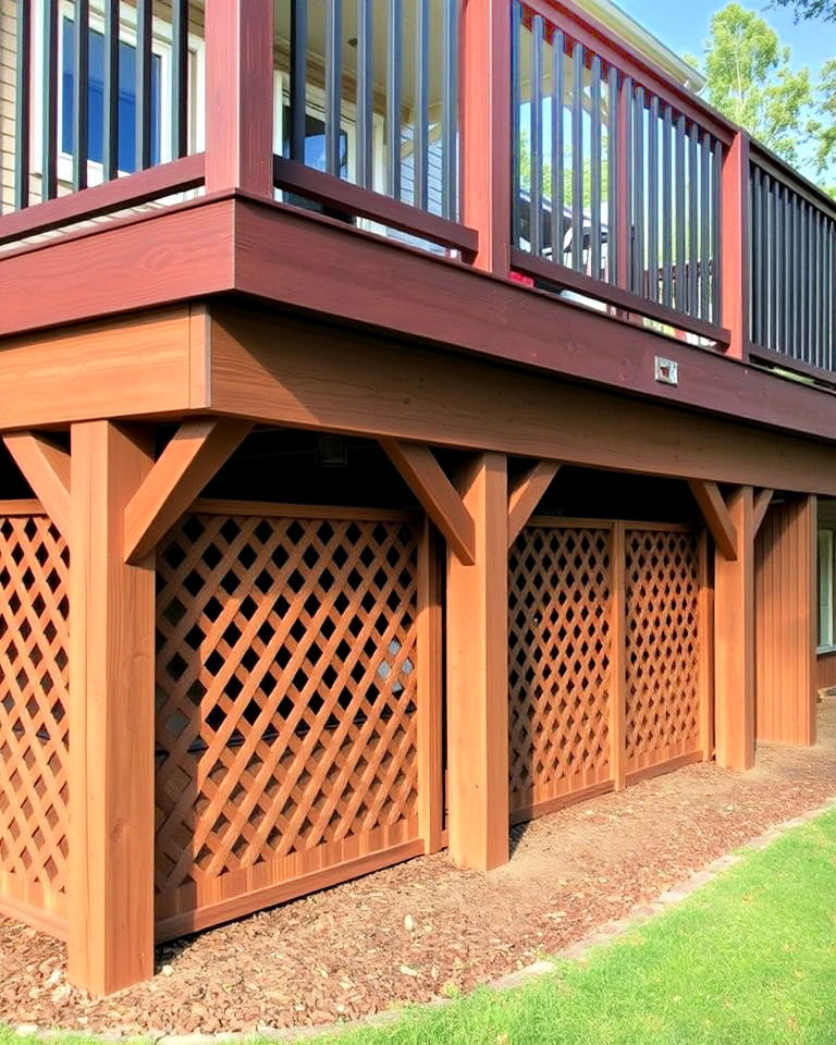 vertical skirt board fascia - 15 Deck Fascia Ideas