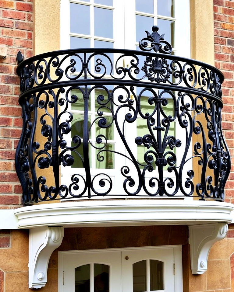 victorian style cast iron balcony - 20 Juliet Balcony Ideas