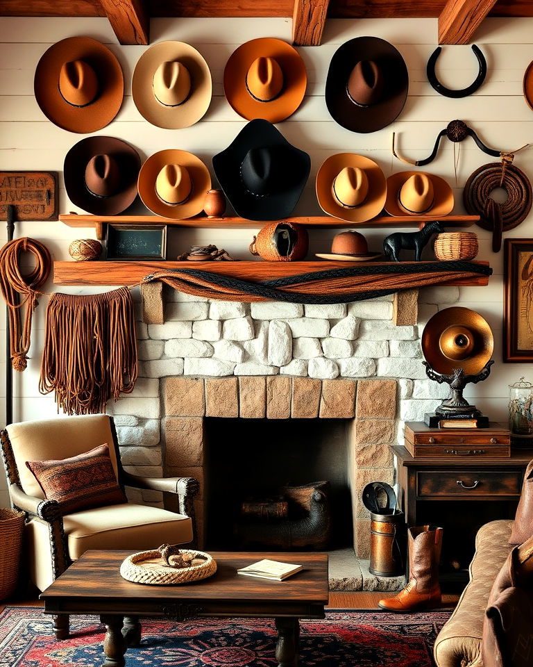 vintage western collectibles - 25 Western Interior Design Ideas