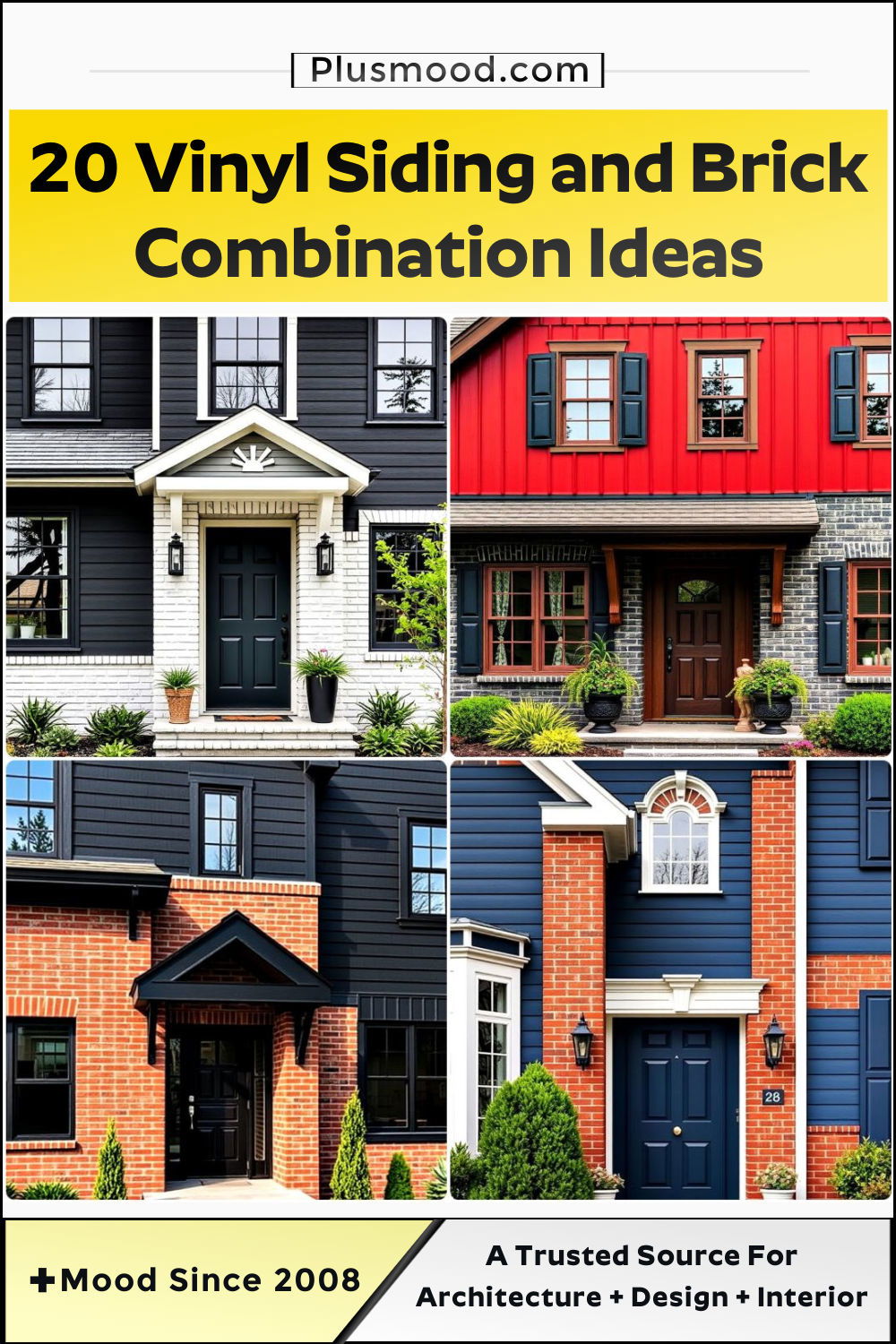 vinyl siding and brick combination idea