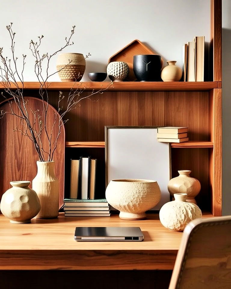 wabi sabi inspired decor pieces wabi sabi inspired decor pieces - 25 Japandi Home Office Ideas