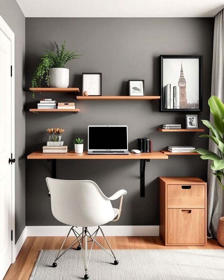 wall mounted desk solutions - 25 Pinterest Interior Design Ideas
