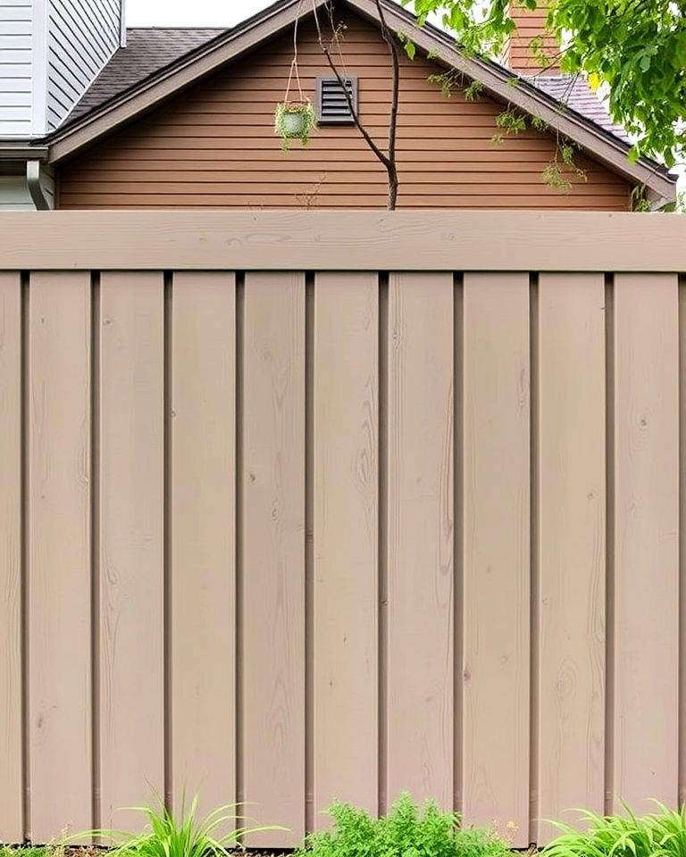 warm taupe fence stain color - 25 Fence Stain Colors