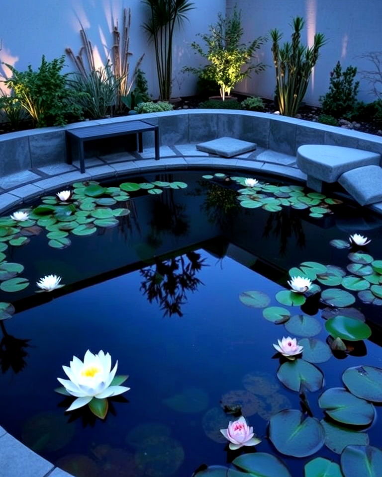 water garden with reflective pool - 15 Meditation Garden Ideas