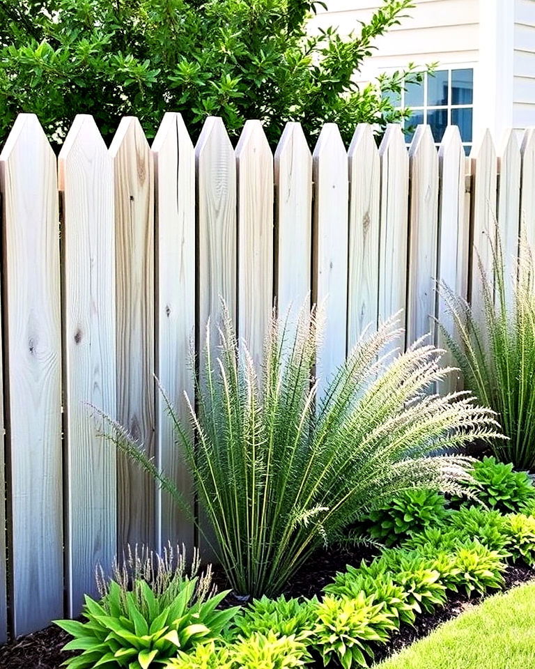 weathered wood elements for coastal landscape - 25 Coastal Landscaping Ideas