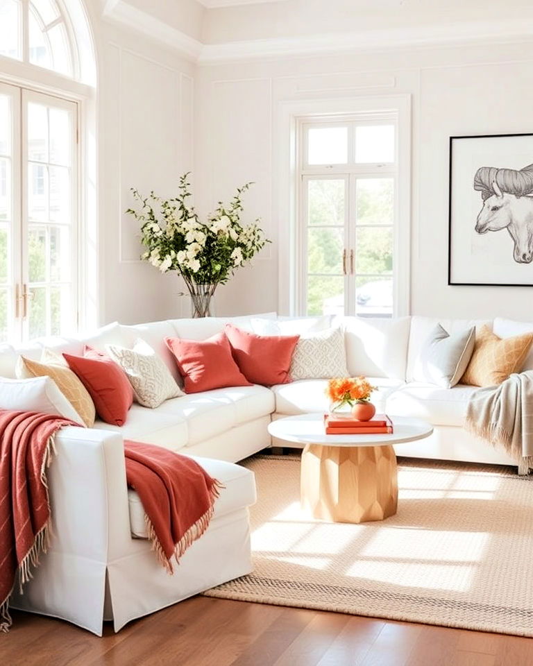 white upholstered furniture design - 20 White Interior Design Ideas