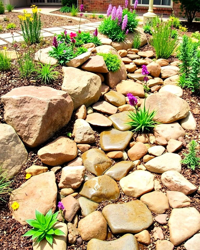 wildlife friendly dry creek bed landscaping - 25 Front Yard Dry Creek Bed Landscaping Ideas