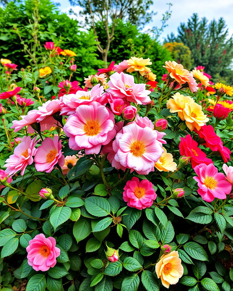 wildlife friendly garden drift rose landscaping - 20 Drift Rose Landscaping Ideas