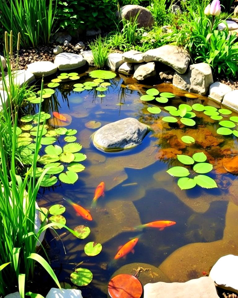 wildlife friendly pond garden - 20 Water Garden Ideas
