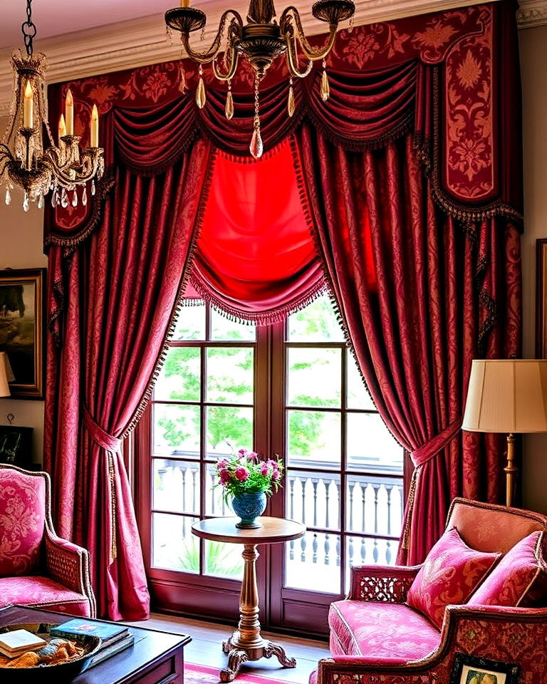 windows with statement drapery and curtains - 15 New Orleans-style Interior Decorating Ideas