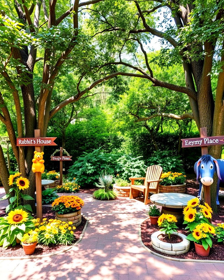 winnie the poohs hundred acre wood - 15 Disney Garden Ideas