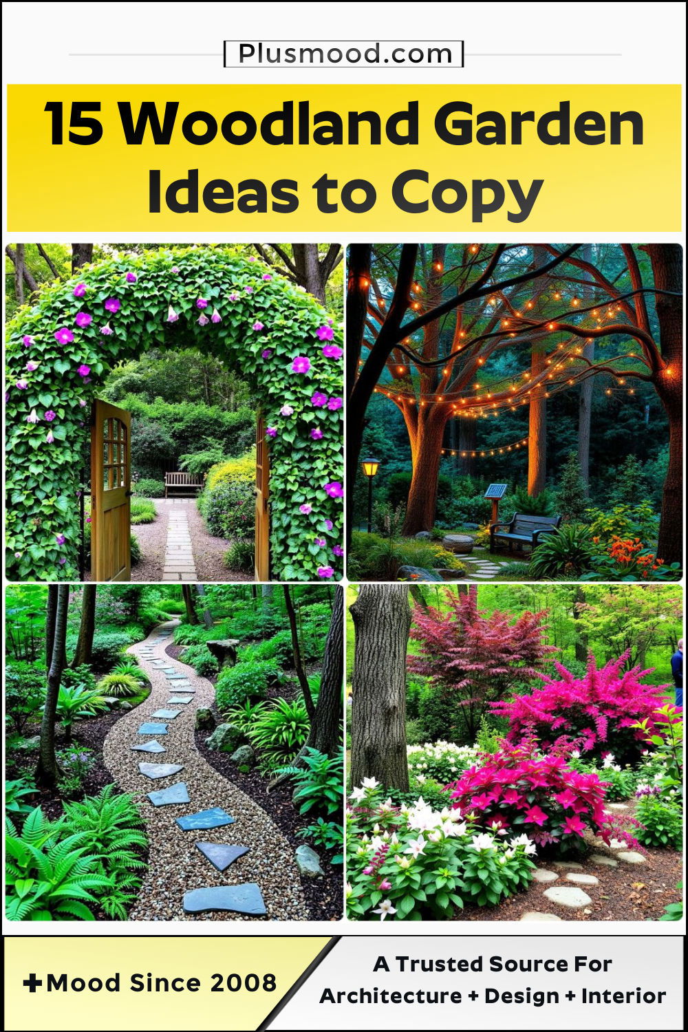 woodland garden ideas