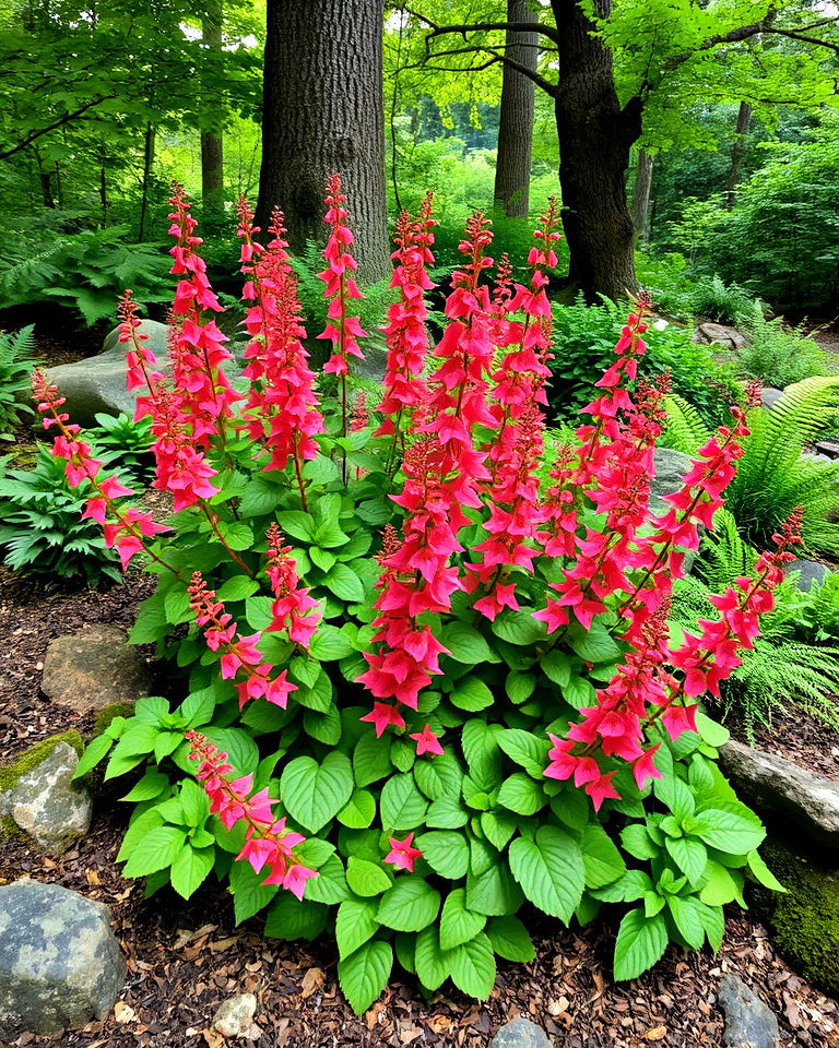 woodland garden landscaping with coral bells - 20 Landscaping With Coral Bells