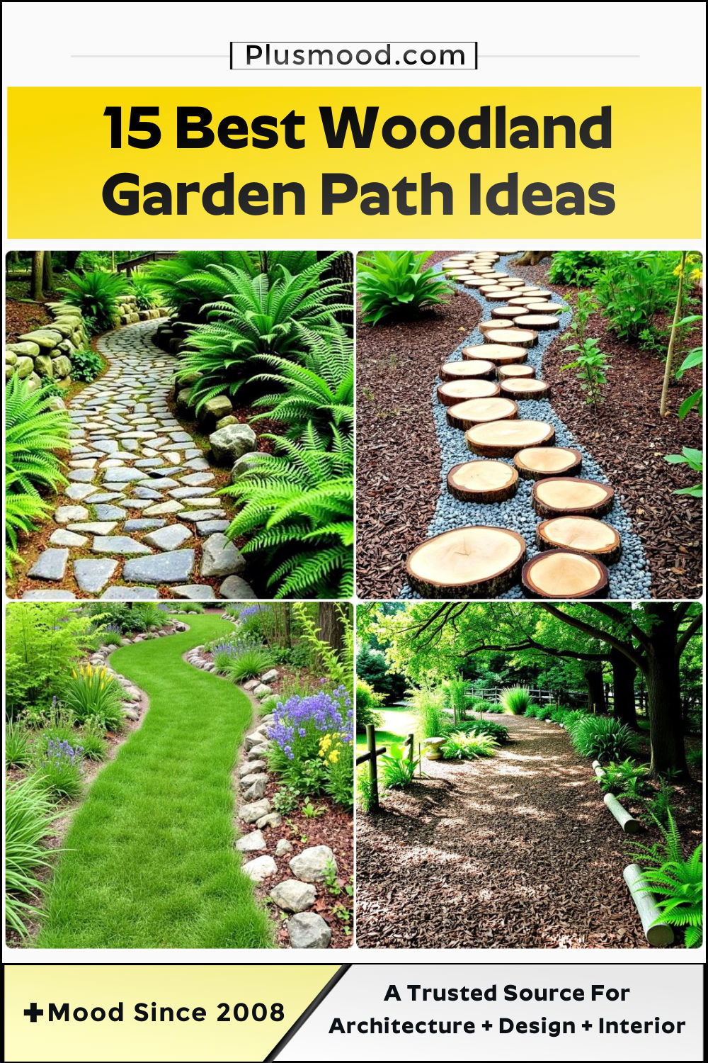 woodland garden path ideas