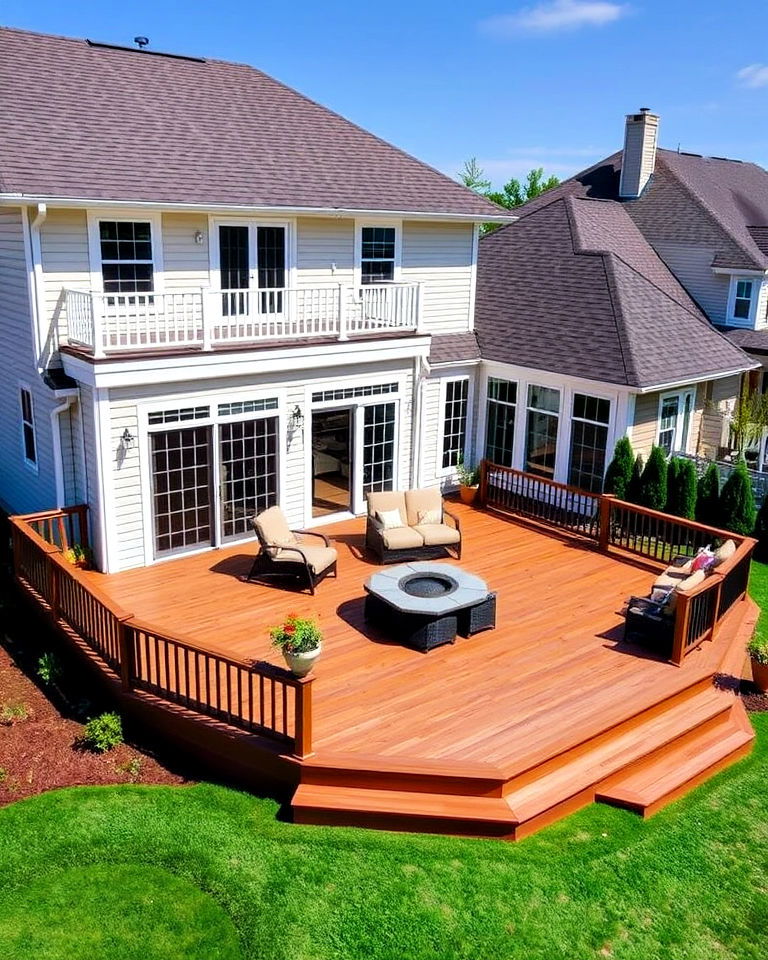 wraparound composite deck - 25 Composite Deck Ideas