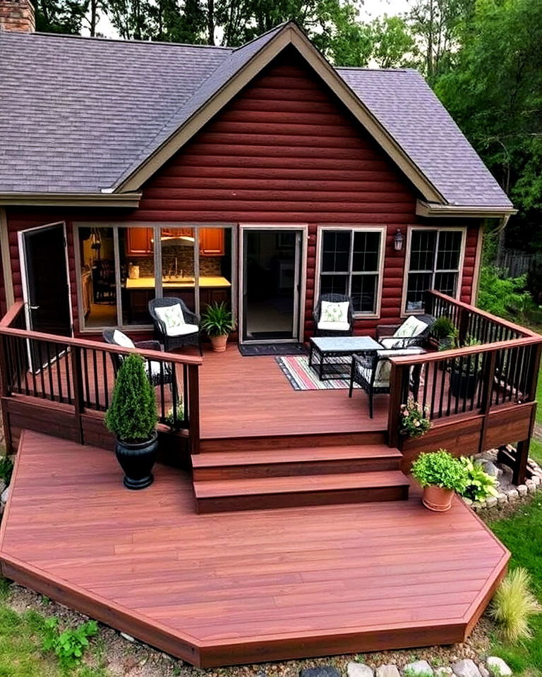 wraparound platform deck plan - 25 Platform Deck Ideas
