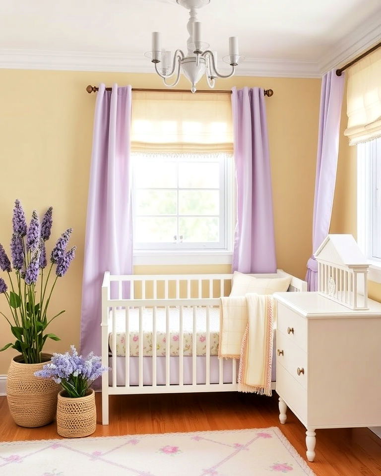 yellow and lavender nursery - 15 Combination Colors That Go With Yellow at Home