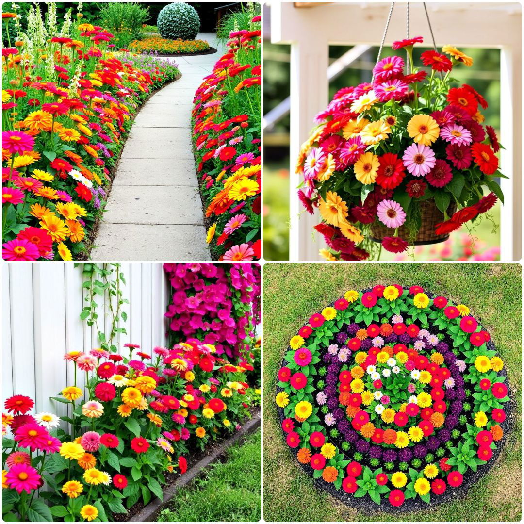 20 Zinnia Garden Ideas for Year Round Color Best Tips
