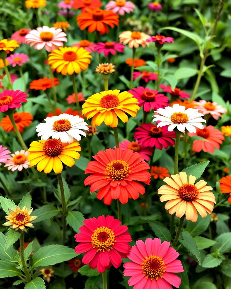 zinnias as pollinator magnets garden - 20 Zinnia Garden Ideas